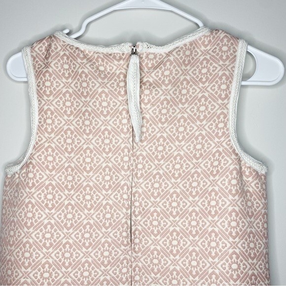Max Studio Pale Pink & White Casual Summer Patterned Mini Dress Size 2 - Picture 4 of 9